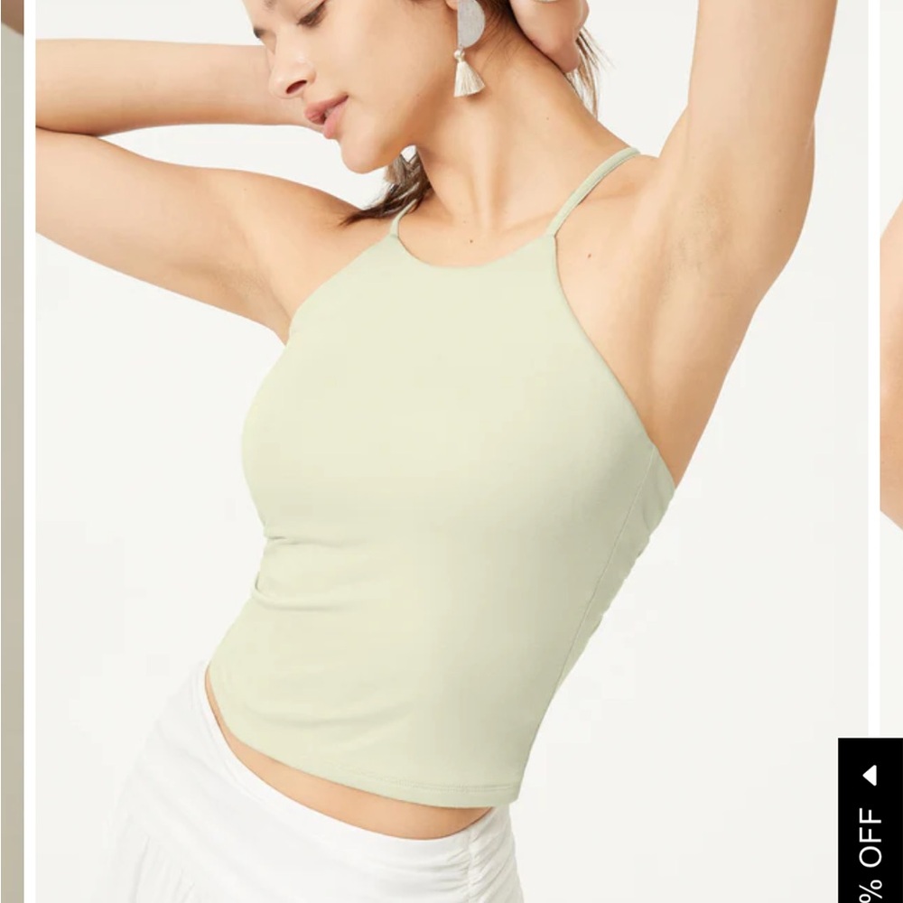 OGL Mint Green Halter Crop Top
